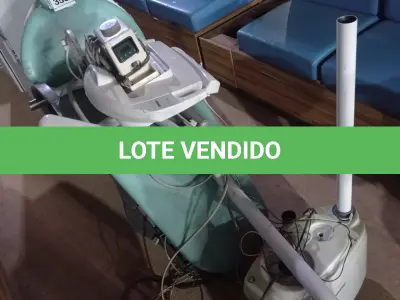 LOTE 356 - 01 CADEIRA ODONTOLÓGICA DABI ATLANTE INCOMPLETA. (NO ESTADO) ATENÇÃO! FAZER A VISITAÇÃO ANTES DE ARREMATAR, NÃO SABEMOS SE FUNCIONA. LEILÃO NÃO TEM GARANTIA E NEM DEVOLUÇÃO, SUJEITO A POSSÍVEIS AVARIAS VISÍVEIS/OCULTAS E/OU AUSÊNCIA DE COMPONENTES.