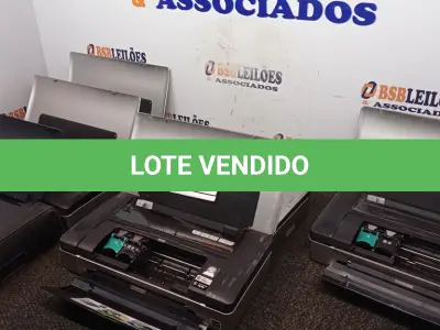 LOTE 289 - 06 IMPRESSORAS HP OFFICEJET100. (NO ESTADO) ATENÇÃO! FAZER A VISITAÇÃO ANTES DE ARREMATAR, NÃO SABEMOS SE FUNCIONA. LEILÃO NÃO TEM GARANTIA E NEM DEVOLUÇÃO, SUJEITO A POSSÍVEIS AVARIAS VISÍVEIS/OCULTAS E/OU AUSÊNCIA DE COMPONENTES.