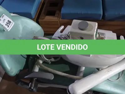 LOTE 356 - 01 CADEIRA ODONTOLÓGICA DABI ATLANTE INCOMPLETA. (NO ESTADO) ATENÇÃO! FAZER A VISITAÇÃO ANTES DE ARREMATAR, NÃO SABEMOS SE FUNCIONA. LEILÃO NÃO TEM GARANTIA E NEM DEVOLUÇÃO, SUJEITO A POSSÍVEIS AVARIAS VISÍVEIS/OCULTAS E/OU AUSÊNCIA DE COMPONENTES.