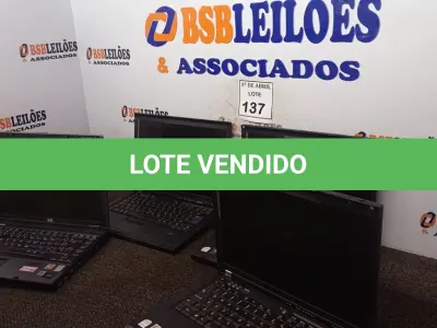 LOTE 137 - 04 NOTEBOOKS DIVERSOS. (NO ESTADO) ATENÇÃO! FAZER A VISITAÇÃO ANTES DE ARREMATAR, NÃO SABEMOS SE FUNCIONA. LEILÃO NÃO TEM GARANTIA E NEM DEVOLUÇÃO, SUJEITO A POSSÍVEIS AVARIAS VISÍVEIS/OCULTAS E/OU AUSÊNCIA DE COMPONENTES.