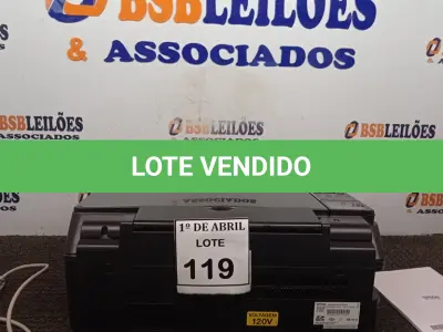 LOTE 119 - 01 IMPRESSORA EPSON TX410. (NO ESTADO) ATENÇÃO! FAZER A VISITAÇÃO ANTES DE ARREMATAR, NÃO SABEMOS SE FUNCIONA. LEILÃO NÃO TEM GARANTIA E NEM DEVOLUÇÃO, SUJEITO A POSSÍVEIS AVARIAS VISÍVEIS/OCULTAS E/OU AUSÊNCIA DE COMPONENTES.