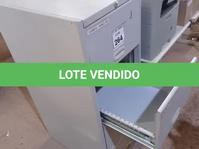 LOTE 264 - 01 ARQUIVO DE AÇO 04 GAVETAS. (NO ESTADO) ATENÇÃO! FAZER A VISITAÇÃO ANTES DE ARREMATAR, NÃO SABEMOS SE FUNCIONA. LEILÃO NÃO TEM GARANTIA E NEM DEVOLUÇÃO, SUJEITO A POSSÍVEIS AVARIAS VISÍVEIS/OCULTAS E/OU AUSÊNCIA DE COMPONENTES.