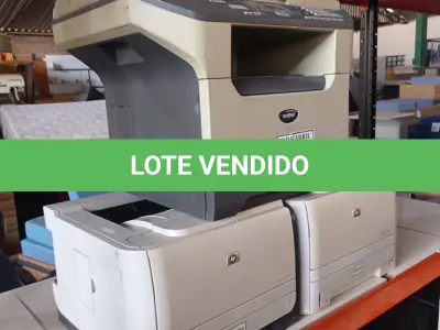LOTE 307 - 02 IMPRESSORAS HP LASER JET P2055DN E 01 IMPRESSORA BROTHER LASER 8065DN. (NO ESTADO) ATENÇÃO! FAZER A VISITAÇÃO ANTES DE ARREMATAR, NÃO SABEMOS SE FUNCIONA. LEILÃO NÃO TEM GARANTIA E NEM DEVOLUÇÃO, SUJEITO A POSSÍVEIS AVARIAS VISÍVEIS/OCULTAS E/OU AUSÊNCIA DE COMPONENTES.