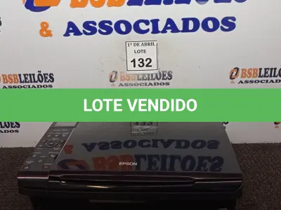 LOTE 132 - 01 IMPRESSORA EPSON TX410. (NO ESTADO) ATENÇÃO! FAZER A VISITAÇÃO ANTES DE ARREMATAR, NÃO SABEMOS SE FUNCIONA. LEILÃO NÃO TEM GARANTIA E NEM DEVOLUÇÃO, SUJEITO A POSSÍVEIS AVARIAS VISÍVEIS/OCULTAS E/OU AUSÊNCIA DE COMPONENTES.