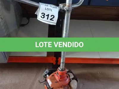 LOTE 312 - 01 ROÇADEIRA A GASOLINA COM AVARIAS. (NO ESTADO) ATENÇÃO! FAZER A VISITAÇÃO ANTES DE ARREMATAR, NÃO SABEMOS SE FUNCIONA. LEILÃO NÃO TEM GARANTIA E NEM DEVOLUÇÃO, SUJEITO A POSSÍVEIS AVARIAS VISÍVEIS/OCULTAS E/OU AUSÊNCIA DE COMPONENTES.