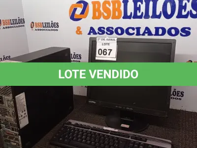 LOTE 067 - 01 CPU HP E 01 MONITOR. (NO ESTADO) ATENÇÃO! FAZER A VISITAÇÃO ANTES DE ARREMATAR, NÃO SABEMOS SE FUNCIONA. LEILÃO NÃO TEM GARANTIA E NEM DEVOLUÇÃO, SUJEITO A POSSÍVEIS AVARIAS VISÍVEIS/OCULTAS E/OU AUSÊNCIA DE COMPONENTES.