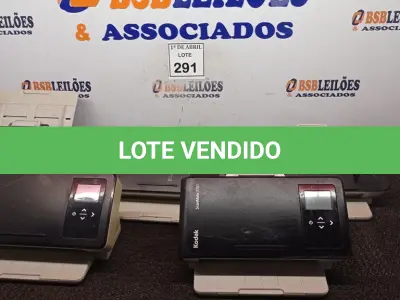 LOTE 291 - 05 SCANNER’S KODAK. (NO ESTADO) ATENÇÃO! FAZER A VISITAÇÃO ANTES DE ARREMATAR, NÃO SABEMOS SE FUNCIONA. LEILÃO NÃO TEM GARANTIA E NEM DEVOLUÇÃO, SUJEITO A POSSÍVEIS AVARIAS VISÍVEIS/OCULTAS E/OU AUSÊNCIA DE COMPONENTES.