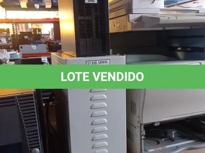 LOTE 232 - 01 BANCO PARA BATERIAS E 01 NOBREAK. (NO ESTADO) ATENÇÃO! FAZER A VISITAÇÃO ANTES DE ARREMATAR, NÃO SABEMOS SE FUNCIONA. LEILÃO NÃO TEM GARANTIA E NEM DEVOLUÇÃO, SUJEITO A POSSÍVEIS AVARIAS VISÍVEIS/OCULTAS E/OU AUSÊNCIA DE COMPONENTES.
