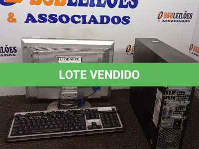 LOTE 316 - 01 CPU HP, 01 MONITOR E 01 TECLADO. (NO ESTADO) ATENÇÃO! FAZER A VISITAÇÃO ANTES DE ARREMATAR, NÃO SABEMOS SE FUNCIONA. LEILÃO NÃO TEM GARANTIA E NEM DEVOLUÇÃO, SUJEITO A POSSÍVEIS AVARIAS VISÍVEIS/OCULTAS E/OU AUSÊNCIA DE COMPONENTES.