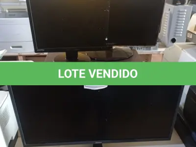 LOTE 256 - 01 TV ANTIGA E 03 MONITORES. (NO ESTADO) ATENÇÃO! FAZER A VISITAÇÃO ANTES DE ARREMATAR, NÃO SABEMOS SE FUNCIONA. LEILÃO NÃO TEM GARANTIA E NEM DEVOLUÇÃO, SUJEITO A POSSÍVEIS AVARIAS VISÍVEIS/OCULTAS E/OU AUSÊNCIA DE COMPONENTES.