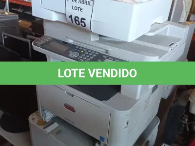 LOTE 165 - 01 LOTE COM IMPRESSORAS E SCANNER’S DIVERSOS. (NO ESTADO) ATENÇÃO! FAZER A VISITAÇÃO ANTES DE ARREMATAR, NÃO SABEMOS SE FUNCIONA. LEILÃO NÃO TEM GARANTIA E NEM DEVOLUÇÃO, SUJEITO A POSSÍVEIS AVARIAS VISÍVEIS/OCULTAS E/OU AUSÊNCIA DE COMPONENTES.