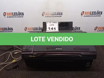 LOTE 141 - 01 IMPRESSORA EPSON TX410. (NO ESTADO) ATENÇÃO! FAZER A VISITAÇÃO ANTES DE ARREMATAR, NÃO SABEMOS SE FUNCIONA. LEILÃO NÃO TEM GARANTIA E NEM DEVOLUÇÃO, SUJEITO A POSSÍVEIS AVARIAS VISÍVEIS/OCULTAS E/OU AUSÊNCIA DE COMPONENTES.