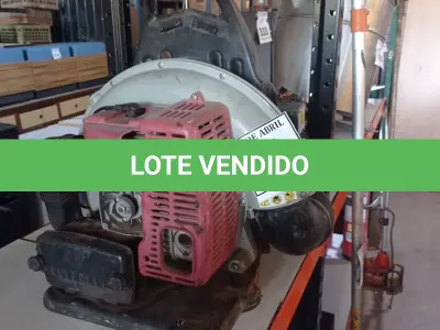 LOTE 329 - 01 SOPRADOR DE FOLHAS A GASOLINA. (NO ESTADO) ATENÇÃO! FAZER A VISITAÇÃO ANTES DE ARREMATAR, NÃO SABEMOS SE FUNCIONA. LEILÃO NÃO TEM GARANTIA E NEM DEVOLUÇÃO, SUJEITO A POSSÍVEIS AVARIAS VISÍVEIS/OCULTAS E/OU AUSÊNCIA DE COMPONENTES.