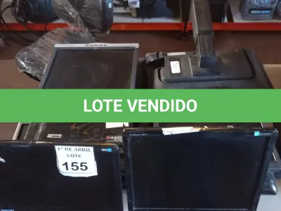 LOTE 155 - 01 LOTE COM MONITORES DIVERSOS. (NO ESTADO) ATENÇÃO! FAZER A VISITAÇÃO ANTES DE ARREMATAR, NÃO SABEMOS SE FUNCIONA. LEILÃO NÃO TEM GARANTIA E NEM DEVOLUÇÃO, SUJEITO A POSSÍVEIS AVARIAS VISÍVEIS/OCULTAS E/OU AUSÊNCIA DE COMPONENTES.