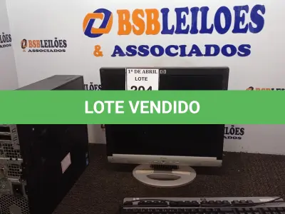 LOTE 204 - 01 CPU HP COM MONITOR E TECLADO. (NO ESTADO) ATENÇÃO! FAZER A VISITAÇÃO ANTES DE ARREMATAR, NÃO SABEMOS SE FUNCIONA. LEILÃO NÃO TEM GARANTIA E NEM DEVOLUÇÃO, SUJEITO A POSSÍVEIS AVARIAS VISÍVEIS/OCULTAS E/OU AUSÊNCIA DE COMPONENTES.
