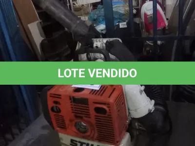 LOTE 345 - 01 SOPRADOR DE FOLHAS COSTAL A GASOLINA STIHL. (NO ESTADO) ATENÇÃO! FAZER A VISITAÇÃO ANTES DE ARREMATAR, NÃO SABEMOS SE FUNCIONA. LEILÃO NÃO TEM GARANTIA E NEM DEVOLUÇÃO, SUJEITO A POSSÍVEIS AVARIAS VISÍVEIS/OCULTAS E/OU AUSÊNCIA DE COMPONENTES.
