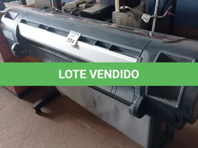 LOTE 274 - 01 PLOTTER HP DESIGNJET Z3200PS PHOTO. (NO ESTADO) ATENÇÃO! FAZER A VISITAÇÃO ANTES DE ARREMATAR, NÃO SABEMOS SE FUNCIONA. LEILÃO NÃO TEM GARANTIA E NEM DEVOLUÇÃO, SUJEITO A POSSÍVEIS AVARIAS VISÍVEIS/OCULTAS E/OU AUSÊNCIA DE COMPONENTES.
