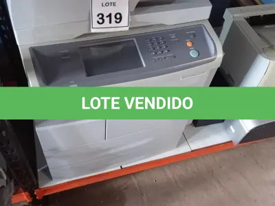 LOTE 319 - 01 IMPRESSORA SAMSUNG MULTIXPRESS 6555NX. (NO ESTADO) ATENÇÃO! FAZER A VISITAÇÃO ANTES DE ARREMATAR, NÃO SABEMOS SE FUNCIONA. LEILÃO NÃO TEM GARANTIA E NEM DEVOLUÇÃO, SUJEITO A POSSÍVEIS AVARIAS VISÍVEIS/OCULTAS E/OU AUSÊNCIA DE COMPONENTES.