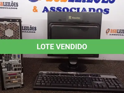 LOTE 067 - 01 CPU HP E 01 MONITOR. (NO ESTADO) ATENÇÃO! FAZER A VISITAÇÃO ANTES DE ARREMATAR, NÃO SABEMOS SE FUNCIONA. LEILÃO NÃO TEM GARANTIA E NEM DEVOLUÇÃO, SUJEITO A POSSÍVEIS AVARIAS VISÍVEIS/OCULTAS E/OU AUSÊNCIA DE COMPONENTES.
