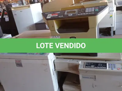 LOTE 237 - 01 LOTE COM IMPRESSORAS DIVERSAS. (NO ESTADO) ATENÇÃO! FAZER A VISITAÇÃO ANTES DE ARREMATAR, NÃO SABEMOS SE FUNCIONA. LEILÃO NÃO TEM GARANTIA E NEM DEVOLUÇÃO, SUJEITO A POSSÍVEIS AVARIAS VISÍVEIS/OCULTAS E/OU AUSÊNCIA DE COMPONENTES.