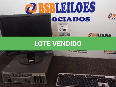 LOTE 208 - 01 CPU LENOVO COM MONITOR E TECLADO. (NO ESTADO) ATENÇÃO! FAZER A VISITAÇÃO ANTES DE ARREMATAR, NÃO SABEMOS SE FUNCIONA. LEILÃO NÃO TEM GARANTIA E NEM DEVOLUÇÃO, SUJEITO A POSSÍVEIS AVARIAS VISÍVEIS/OCULTAS E/OU AUSÊNCIA DE COMPONENTES.