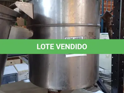 LOTE 336 - 01 LIXEIRA EM INOX. (NO ESTADO) ATENÇÃO! FAZER A VISITAÇÃO ANTES DE ARREMATAR, NÃO SABEMOS SE FUNCIONA. LEILÃO NÃO TEM GARANTIA E NEM DEVOLUÇÃO, SUJEITO A POSSÍVEIS AVARIAS VISÍVEIS/OCULTAS E/OU AUSÊNCIA DE COMPONENTES.