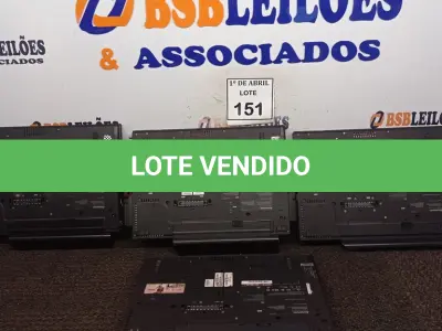 LOTE 151 - 04 NOTEBOOKS COM AVARIAS. (NO ESTADO) ATENÇÃO! FAZER A VISITAÇÃO ANTES DE ARREMATAR, NÃO SABEMOS SE FUNCIONA. LEILÃO NÃO TEM GARANTIA E NEM DEVOLUÇÃO, SUJEITO A POSSÍVEIS AVARIAS VISÍVEIS/OCULTAS E/OU AUSÊNCIA DE COMPONENTES.