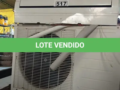 LOTE 517 - 01 AR CONDICIONADO MARCA ELECTROLUX 9000BTU. (NO ESTADO) ATENÇÃO! FAZER A VISITAÇÃO ANTES DE ARREMATAR, NÃO SABEMOS SE FUNCIONA. LEILÃO NÃO TEM GARANTIA E NEM DEVOLUÇÃO, SUJEITO A POSSÍVEIS AVARIAS VISÍVEIS/OCULTAS E/OU AUSÊNCIA DE COMPONENTES.