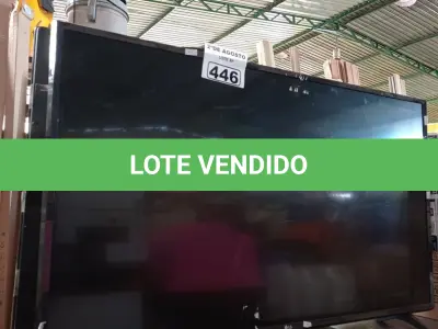 LOTE 446 - 02 TV’S MARCAS E MODELOS DIVERSOS PARA RETIRADA DE PEÇAS. (NO ESTADO) ATENÇÃO! FAZER A VISITAÇÃO ANTES DE ARREMATAR, NÃO SABEMOS SE FUNCIONA. LEILÃO NÃO TEM GARANTIA E NEM DEVOLUÇÃO, SUJEITO A POSSÍVEIS AVARIAS VISÍVEIS/OCULTAS E/OU AUSÊNCIA DE COMPONENTES).
