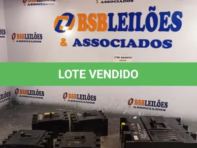 LOTE 563 - 05 DISJUNTORES MARCAS E MODELOS DIVERSOS. (NO ESTADO) ATENÇÃO! FAZER A VISITAÇÃO ANTES DE ARREMATAR, NÃO SABEMOS SE FUNCIONA. LEILÃO NÃO TEM GARANTIA E NEM DEVOLUÇÃO, SUJEITO A POSSÍVEIS AVARIAS VISÍVEIS/OCULTAS E/OU AUSÊNCIA DE COMPONENTES.