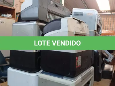 LOTE 516 - 10 IMPRESSORAS MARCAS E MODELOS DIVERSOS PARA RETIRADA DE PEÇAS. (NO ESTADO) ATENÇÃO! FAZER A VISITAÇÃO ANTES DE ARREMATAR, NÃO SABEMOS SE FUNCIONA. LEILÃO NÃO TEM GARANTIA E NEM DEVOLUÇÃO, SUJEITO A POSSÍVEIS AVARIAS VISÍVEIS/OCULTAS E/OU AUSÊNCIA DE COMPONENTES.