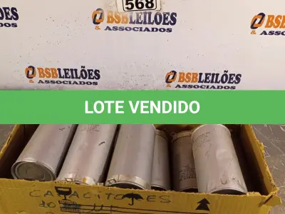 LOTE 568 -  10 CAPACITORES BOSCH 10UF/2,5/3,75KV. (NO ESTADO) ATENÇÃO! FAZER A VISITAÇÃO ANTES DE ARREMATAR, NÃO SABEMOS SE FUNCIONA. LEILÃO NÃO TEM GARANTIA E NEM DEVOLUÇÃO, SUJEITO A POSSÍVEIS AVARIAS VISÍVEIS/OCULTAS E/OU AUSÊNCIA DE COMPONENTES.