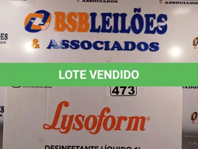 LOTE 473 - 12 LITROS DE LYSOFORM. (NO ESTADO) ATENÇÃO! FAZER A VISITAÇÃO ANTES DE ARREMATAR, NÃO SABEMOS SE FUNCIONA. LEILÃO NÃO TEM GARANTIA E NEM DEVOLUÇÃO, SUJEITO A POSSÍVEIS AVARIAS VISÍVEIS/OCULTAS E/OU AUSÊNCIA DE COMPONENTES).