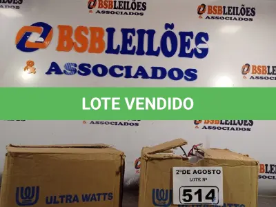 LOTE 514 - 08 REATORES PARA LÂMPADAS VAPOR SÓDIO/METÁLICO.  (NO ESTADO) ATENÇÃO! FAZER A VISITAÇÃO ANTES DE ARREMATAR, NÃO SABEMOS SE FUNCIONA. LEILÃO NÃO TEM GARANTIA E NEM DEVOLUÇÃO, SUJEITO A POSSÍVEIS AVARIAS VISÍVEIS/OCULTAS E/OU AUSÊNCIA DE COMPONENTES.