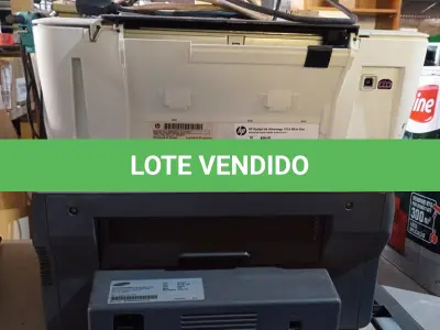 LOTE 534 - 02 IMPRESSORAS SENDO 01 HP DESKJET 1516 E 01 SAMSUNG SCX-4200.  (NO ESTADO) ATENÇÃO! FAZER A VISITAÇÃO ANTES DE ARREMATAR, NÃO SABEMOS SE FUNCIONA. LEILÃO NÃO TEM GARANTIA E NEM DEVOLUÇÃO, SUJEITO A POSSÍVEIS AVARIAS VISÍVEIS/OCULTAS E/OU AUSÊNCIA DE COMPONENTES.