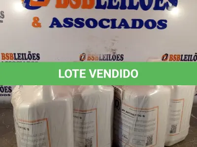 LOTE 440 - 20 LITROS DE SABONETE DE ESPUMA ANTISSÉPTICO. (NO ESTADO) ATENÇÃO! FAZER A VISITAÇÃO ANTES DE ARREMATAR, NÃO SABEMOS SE FUNCIONA. LEILÃO NÃO TEM GARANTIA E NEM DEVOLUÇÃO, SUJEITO A POSSÍVEIS AVARIAS VISÍVEIS/OCULTAS E/OU AUSÊNCIA DE COMPONENTES).