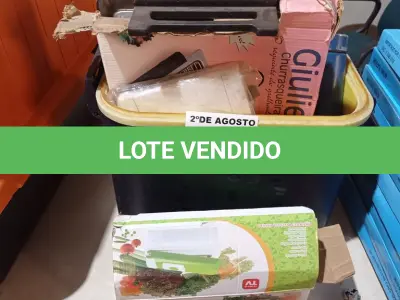 LOTE 520 - 01 LOTE COM UTENSÍLIOS DIVERSOS. (NO ESTADO) ATENÇÃO! FAZER A VISITAÇÃO ANTES DE ARREMATAR, NÃO SABEMOS SE FUNCIONA. LEILÃO NÃO TEM GARANTIA E NEM DEVOLUÇÃO, SUJEITO A POSSÍVEIS AVARIAS VISÍVEIS/OCULTAS E/OU AUSÊNCIA DE COMPONENTES.