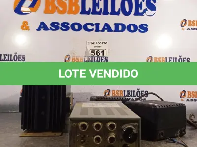 LOTE 561 - 04 EQUIPAMENTOS ELETRÔNICOS DIVERSOS. (NO ESTADO) ATENÇÃO! FAZER A VISITAÇÃO ANTES DE ARREMATAR, NÃO SABEMOS SE FUNCIONA. LEILÃO NÃO TEM GARANTIA E NEM DEVOLUÇÃO, SUJEITO A POSSÍVEIS AVARIAS VISÍVEIS/OCULTAS E/OU AUSÊNCIA DE COMPONENTES.