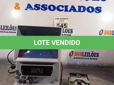 LOTE 545 - 01 CORTADOR DE FILME YASHICA 8MM. (NO ESTADO) ATENÇÃO! FAZER A VISITAÇÃO ANTES DE ARREMATAR, NÃO SABEMOS SE FUNCIONA. LEILÃO NÃO TEM GARANTIA E NEM DEVOLUÇÃO, SUJEITO A POSSÍVEIS AVARIAS VISÍVEIS/OCULTAS E/OU AUSÊNCIA DE COMPONENTES.