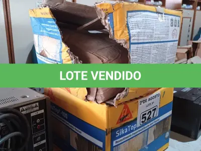 LOTE 527 - 02 CAIXAS SIKA TOP 100, REVESTIMENTO IMPERMEABILIZANTE SEMI-FLEXIVEL. (NO ESTADO) ATENÇÃO! FAZER A VISITAÇÃO ANTES DE ARREMATAR, NÃO SABEMOS SE FUNCIONA. LEILÃO NÃO TEM GARANTIA E NEM DEVOLUÇÃO, SUJEITO A POSSÍVEIS AVARIAS VISÍVEIS/OCULTAS E/OU AUSÊNCIA DE COMPONENTES.