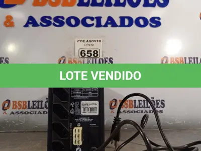 LOTE 658 - 01 NOBREAK MARCA MICROSOL 700VA. (NO ESTADO) ATENÇÃO! FAZER A VISITAÇÃO ANTES DE ARREMATAR, NÃO SABEMOS SE FUNCIONA. LEILÃO NÃO TEM GARANTIA E NEM DEVOLUÇÃO, SUJEITO A POSSÍVEIS AVARIAS VISÍVEIS/OCULTAS E/OU AUSÊNCIA DE COMPONENTES.