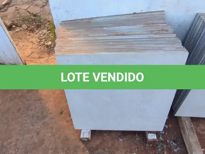 LOTE 006 - 32 PÇS DE PORCELANATO 60CM X 60CM DIVERSOS APROXIMADAMENTE 11,52M² (NO ESTADO)
