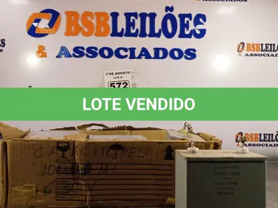 LOTE 572 -  05 CAPACITORES 100UF/630V. (NO ESTADO) ATENÇÃO! FAZER A VISITAÇÃO ANTES DE ARREMATAR, NÃO SABEMOS SE FUNCIONA. LEILÃO NÃO TEM GARANTIA E NEM DEVOLUÇÃO, SUJEITO A POSSÍVEIS AVARIAS VISÍVEIS/OCULTAS E/OU AUSÊNCIA DE COMPONENTES.