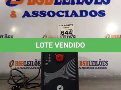 LOTE 644 - 01 NOBREAK MARCA MICROSOL 700VA. (NO ESTADO) ATENÇÃO! FAZER A VISITAÇÃO ANTES DE ARREMATAR, NÃO SABEMOS SE FUNCIONA. LEILÃO NÃO TEM GARANTIA E NEM DEVOLUÇÃO, SUJEITO A POSSÍVEIS AVARIAS VISÍVEIS/OCULTAS E/OU AUSÊNCIA DE COMPONENTES.