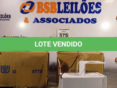 LOTE 575 - 08 REATORES PARA LÂMPADAS VAPOR SÓDIO/METÁLICO.  (NO ESTADO) ATENÇÃO! FAZER A VISITAÇÃO ANTES DE ARREMATAR, NÃO SABEMOS SE FUNCIONA. LEILÃO NÃO TEM GARANTIA E NEM DEVOLUÇÃO, SUJEITO A POSSÍVEIS AVARIAS VISÍVEIS/OCULTAS E/OU AUSÊNCIA DE COMPONENTES.