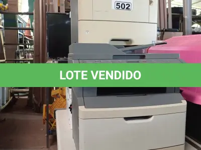 LOTE 502 - 03 IMPRESSORAS SENDO: 01 MULTIFUNCIONAL KYOCERA M2040, 01 MULTIFUNCIONAL LEXMARK X264DN E 01 LEXMARK MS 610DN. (NO ESTADO) ATENÇÃO! FAZER A VISITAÇÃO ANTES DE ARREMATAR, NÃO SABEMOS SE FUNCIONA. LEILÃO NÃO TEM GARANTIA E NEM DEVOLUÇÃO, SUJEITO A POSSÍVEIS AVARIAS VISÍVEIS/OCULTAS E/OU AUSÊNCIA DE COMPONENTES).