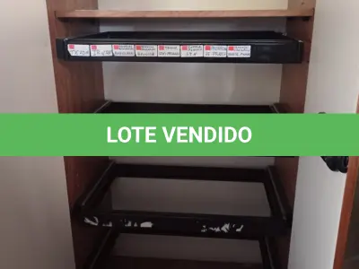 LOTE 582 -  01 ARMÁRIO EM MADEIRA PARA PASTA SUSPENSA. (NO ESTADO) ATENÇÃO! FAZER A VISITAÇÃO ANTES DE ARREMATAR, NÃO SABEMOS SE FUNCIONA. LEILÃO NÃO TEM GARANTIA E NEM DEVOLUÇÃO, SUJEITO A POSSÍVEIS AVARIAS VISÍVEIS/OCULTAS E/OU AUSÊNCIA DE COMPONENTES.