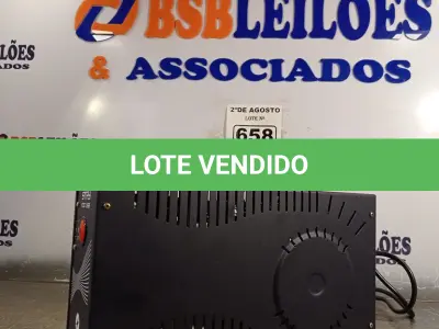LOTE 658 - 01 NOBREAK MARCA MICROSOL 700VA. (NO ESTADO) ATENÇÃO! FAZER A VISITAÇÃO ANTES DE ARREMATAR, NÃO SABEMOS SE FUNCIONA. LEILÃO NÃO TEM GARANTIA E NEM DEVOLUÇÃO, SUJEITO A POSSÍVEIS AVARIAS VISÍVEIS/OCULTAS E/OU AUSÊNCIA DE COMPONENTES.