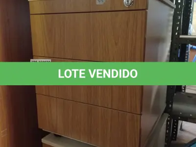 LOTE 630 - 02 GAVETEIROS EM MADEIRA COM 03 GAVETAS. (NO ESTADO) ATENÇÃO! FAZER A VISITAÇÃO ANTES DE ARREMATAR, NÃO SABEMOS SE FUNCIONA. LEILÃO NÃO TEM GARANTIA E NEM DEVOLUÇÃO, SUJEITO A POSSÍVEIS AVARIAS VISÍVEIS/OCULTAS E/OU AUSÊNCIA DE COMPONENTES.