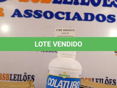 LOTE 589 - 02 CAIXAS COM COLA TUBO ST 175G COM 15 FRASCOS CADA. (NO ESTADO) ATENÇÃO! FAZER A VISITAÇÃO ANTES DE ARREMATAR, NÃO SABEMOS SE FUNCIONA. LEILÃO NÃO TEM GARANTIA E NEM DEVOLUÇÃO, SUJEITO A POSSÍVEIS AVARIAS VISÍVEIS/OCULTAS E/OU AUSÊNCIA DE COMPONENTES).